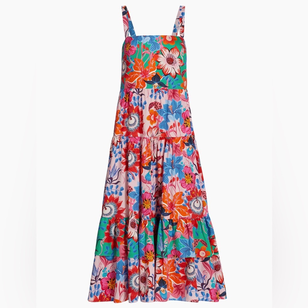 Borgo de Nor Daniela Floral Midi Dress